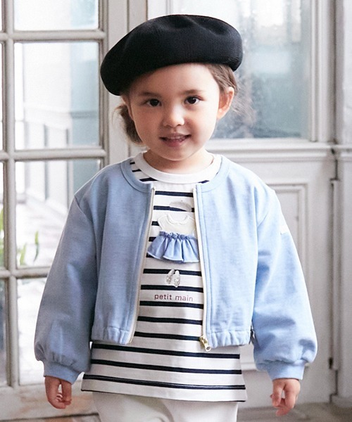 petit main（プティマイン）の「ドレスアップドール長袖Tシャツ（Tシャツ/カットソー・キッズ・ライトピンク/オフホワイト/ネイビー・100cm/120cm/110cm/130cm/90cm/80ｃｍ）」の15枚目の写真