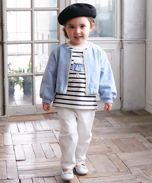 petit main（プティマイン）の「ドレスアップドール長袖Tシャツ（Tシャツ/カットソー・キッズ・ライトピンク/オフホワイト/ネイビー・100cm/120cm/110cm/130cm/90cm/80ｃｍ）」の16枚目の写真