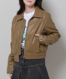 LADY VOLUME | Lady Volume／9020 ZIPジャケット 2193590(ライダースジャケット)