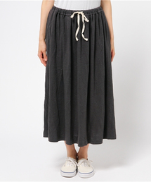 LBC | omヘンプコットンギャザースカート        (スカート)