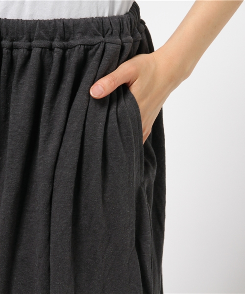 LBC(エルビーシー)の「omヘンプコットンギャザースカート (スカート・レディース・オフホワイト/ダークグレー/ダークブルー・LARGE/MEDIUM)」の8枚目の写真