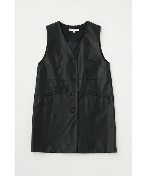 MOUSSY（マウジー）の「BUTTON FRONT F/L ベスト（ベスト・レディース・ブラック/ライトベージュ・FREE）」の9枚目の写真