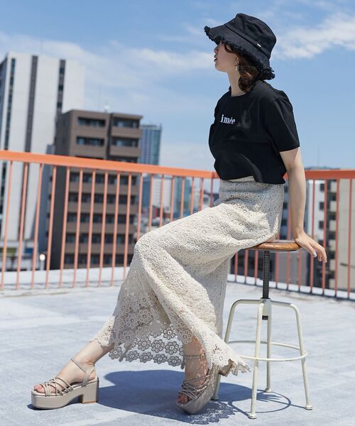 MAJESTIC LEGON（マジェスティックレゴン）の「ふかふかクロスボリュームサンダル（サンダル・レディース・ブラック/ベージュ/アイボリー・SMALL/MEDIUM/LARGE）」の5枚目の写真