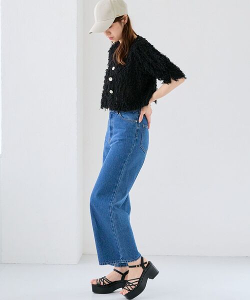 MAJESTIC LEGON（マジェスティックレゴン）の「ふかふかクロスボリュームサンダル（サンダル・レディース・ブラック/ベージュ/アイボリー・SMALL/MEDIUM/LARGE）」の20枚目の写真