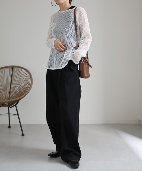 model:162cm  着用サイズ:FREE