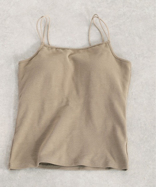 cepo（セポ）の「カップツキキャミ（キャミソール・レディース・オフホワイト/ブラック/ベージュ・FREE）」の10枚目の写真