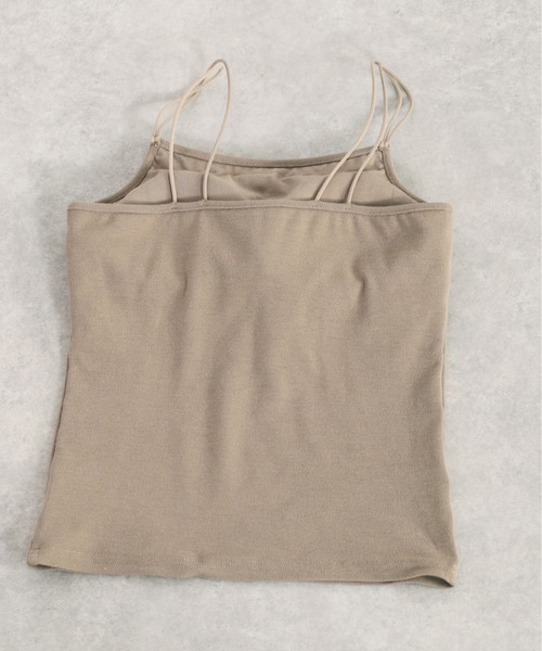 cepo（セポ）の「カップツキキャミ（キャミソール・レディース・オフホワイト/ブラック/ベージュ・FREE）」の5枚目の写真