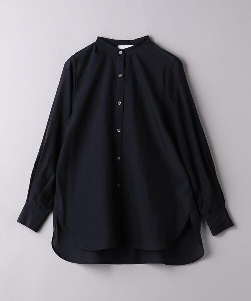 【新品タグつき】UNITED ARROWS オーガンジー バンドカラーシャツ UNITED ARROWS（ユナイテッドアローズ）の「オーガンジー バンド