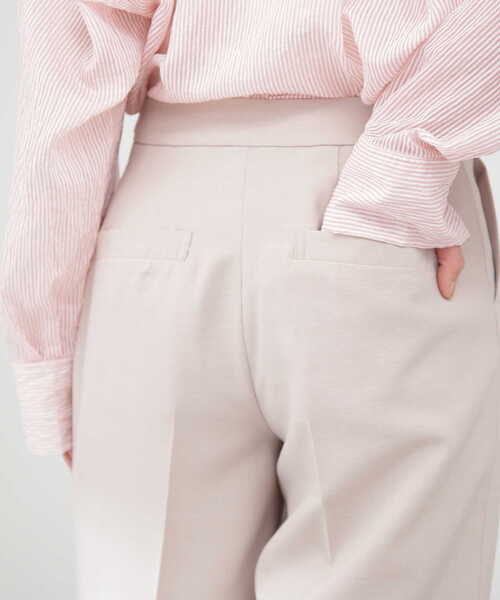 N.(N. Natural Beauty Basic)(エヌエヌナチュラルビューティーベーシック)の「【S Size Line】ドライタッチストレートパンツ(その他パンツ・レディース・ベージュ/ネイビー・MEDIUM/SMALL)」の19枚目の写真