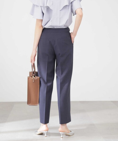 N.(N. Natural Beauty Basic)(エヌエヌナチュラルビューティーベーシック)の「【S Size Line】ドライタッチストレートパンツ(その他パンツ・レディース・ベージュ/ネイビー・MEDIUM/SMALL)」の12枚目の写真