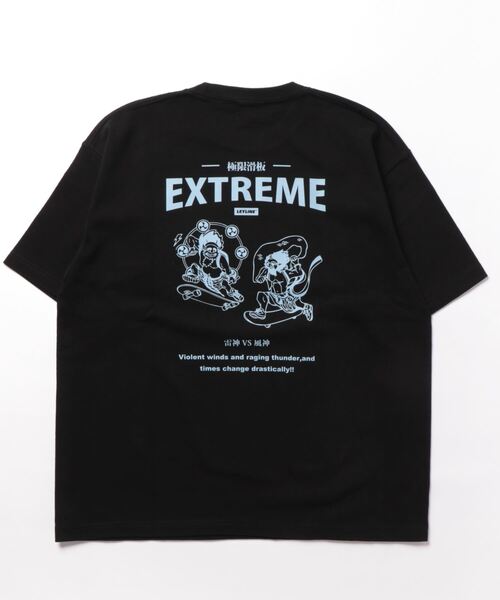 Leyline(レイライン)の「【Leyline】Fujin raijin tee(Tシャツ/カットソー・メンズ・ブラック/ホワイト・MEDIUM/LARGE/X-LARGE)」の13枚目の写真