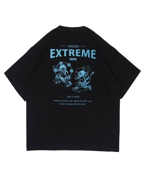 Leyline(レイライン)の「【Leyline】Fujin raijin tee(Tシャツ/カットソー・メンズ・ブラック/ホワイト・MEDIUM/LARGE/X-LARGE)」の11枚目の写真