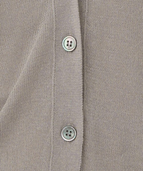 Chaos（カオス）の「Chaos(カオス)/アルフリネンニットカーディガン（カーディガン/ボレロ・レディース・ブラック/グレー系その他・FREE）」の8枚目の写真