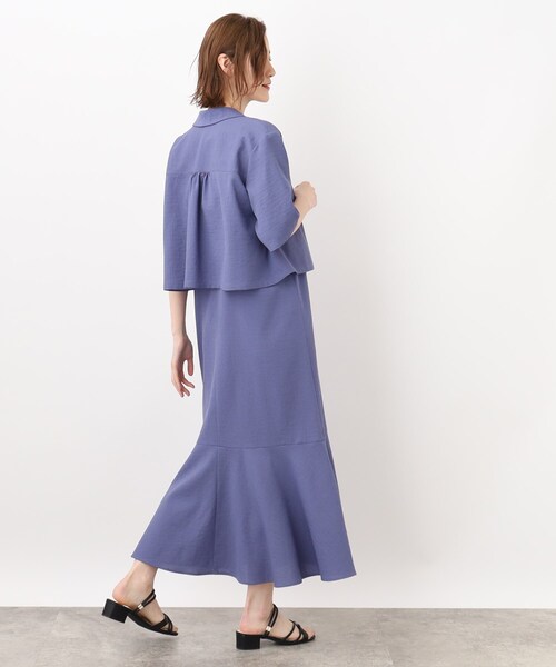 grove（グローブ）の「◆簡単に洒落見えスタイルが叶う！ボレロジャケット×キャミワンピースセット（アンサンブル・レディース・ブルー/ブラック/ライトベージュ・02/03/04/01/05）」の21枚目の写真