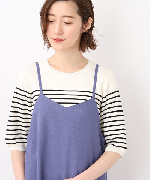 grove（グローブ）の「◆簡単に洒落見えスタイルが叶う！ボレロジャケット×キャミワンピースセット（アンサンブル・レディース・ブルー/ブラック/ライトベージュ・02/03/04/01/05）」の22枚目の写真