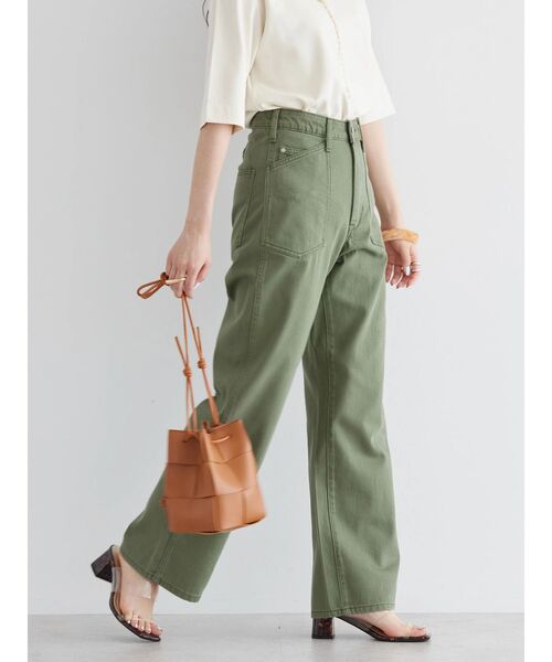 AMERICAN HOLIC（アメリカンホリック）の「ベイカーパンツ（その他パンツ・レディース・オフホワイト/カーキ・S/M/L）」の5枚目の写真