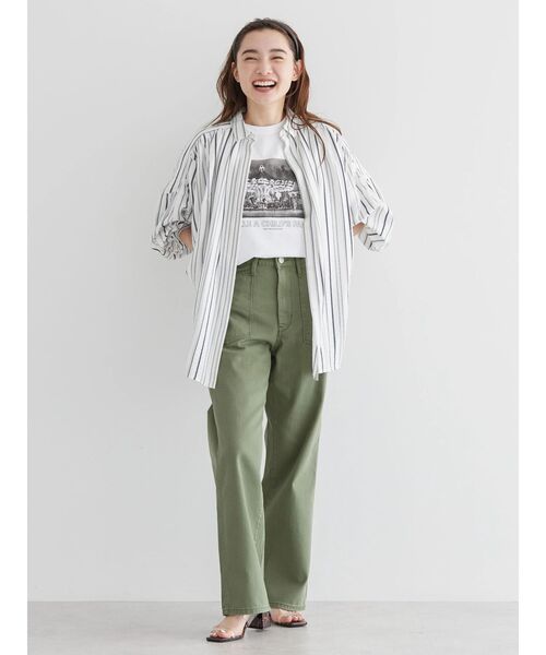 AMERICAN HOLIC（アメリカンホリック）の「ベイカーパンツ（その他パンツ・レディース・オフホワイト/カーキ・S/M/L）」の11枚目の写真