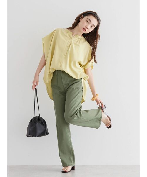 AMERICAN HOLIC（アメリカンホリック）の「ベイカーパンツ（その他パンツ・レディース・オフホワイト/カーキ・S/M/L）」の12枚目の写真