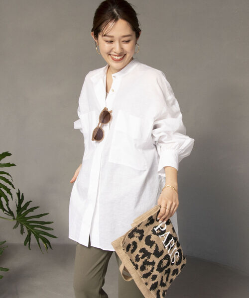 シアーオーバーシャツ