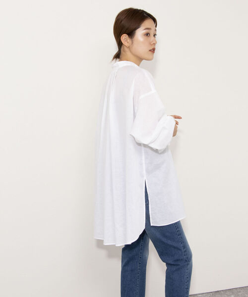 シアーオーバーシャツ