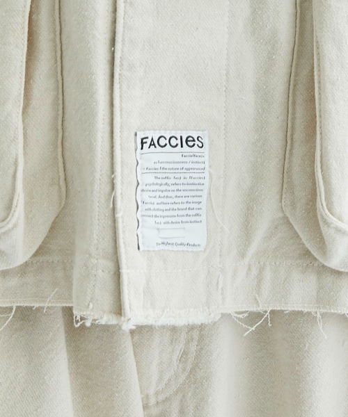 FACCIES(ファチーズ)の「【FACCIES/ファッチーズ】Silk Nep Fatigue JK(ミリタリージャケット・メンズ・カーキ/キナリ・1/2)」の20枚目の写真