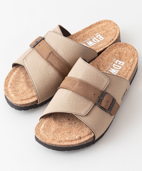 EDWIN（エドウィン）の「【EDWIN/エドウィン】メンズ サンダル EW9303 靴 シューズ フットベットサンダル カジュアル（サンダル・メンズ・ブラック/カーキ/ベージュ/ネイビー・25cm/26cm/27cm/28cm）」の2枚目の写真