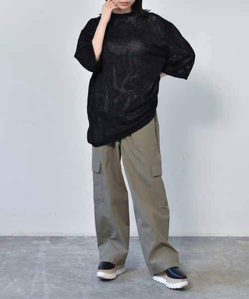 【セール】メッシュニット x 天竺Tシャツアンサンブル/レディース メンズ（Tシャツ/カットソー）｜Starting Over（スターティングオーバー）