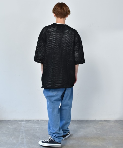 【セール】メッシュニット x 天竺Tシャツアンサンブル/レディース メンズ（Tシャツ/カットソー）｜Starting Over（スターティングオーバー）