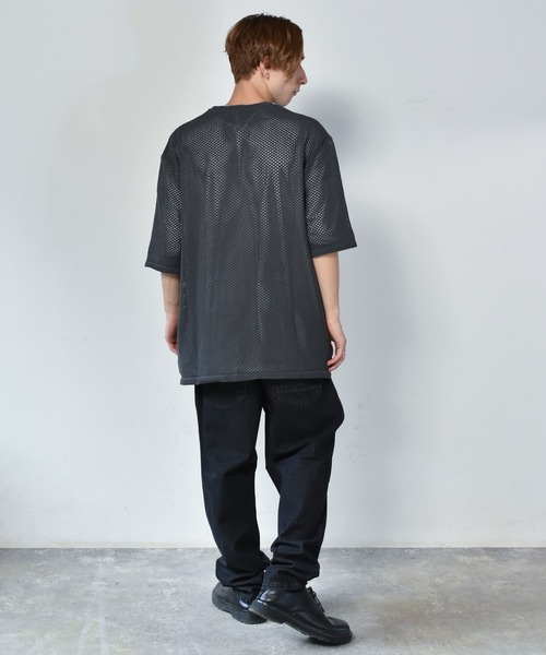 【セール】メッシュニット x 天竺Tシャツアンサンブル/レディース メンズ（Tシャツ/カットソー）｜Starting Over（スターティングオーバー）