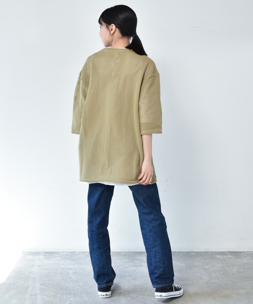 【セール】メッシュニット x 天竺Tシャツアンサンブル/レディース メンズ（Tシャツ/カットソー）｜Starting Over（スターティングオーバー）