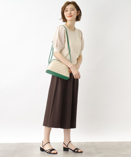 grove（グローブ）の「◆ラウンドキルトショルダー（ショルダーバッグ・レディース・ライトグレー/ブラック/グリーン・00）」の19枚目の写真