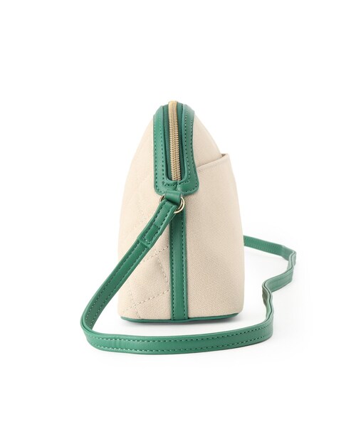 grove（グローブ）の「◆ラウンドキルトショルダー（ショルダーバッグ・レディース・ライトグレー/ブラック/グリーン・00）」の11枚目の写真