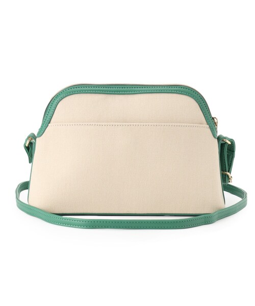 grove（グローブ）の「◆ラウンドキルトショルダー（ショルダーバッグ・レディース・ライトグレー/ブラック/グリーン・00）」の7枚目の写真