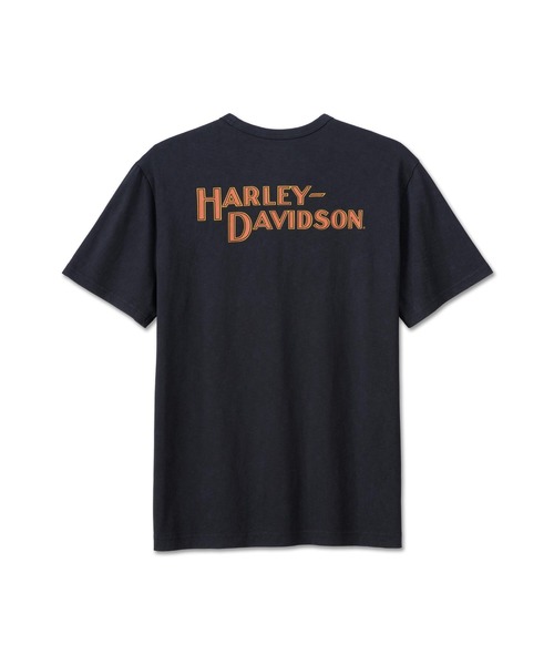 Harley-Davidson（ハーレーダビッドソン）の「ウィップラッシュポケットTシャツ（Tシャツ/カットソー・メンズ・ブラック・SMALL/MEDIUM/LARGE/X-LARGE）」の2枚目の写真