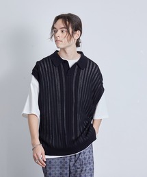 JUNRED | レースニットベスト(ベスト)