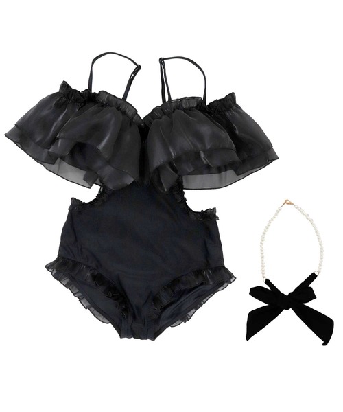 OSYAREVO（オシャレボ）の「ビッグフリル パールリボン