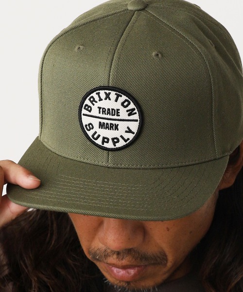 BRIXTON（ブリクストン）の「BRIXTON/ブリクストン OATH III SNAPBACK キャップ フラット（キャップ・メンズ・ブラック系/オリーブ系/ブラック/グレー系/オリーブ系2/オリーブ系3/ネイビー系/ベージュ系/チャコール/グリーン/ネイビー系1/ホワイト・FREE）」の10枚目の写真