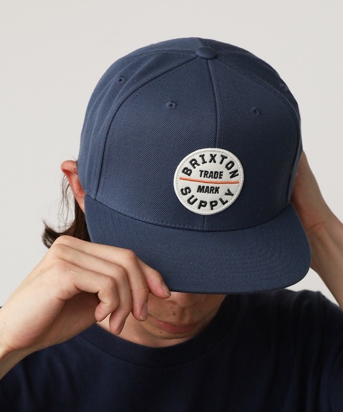 BRIXTON（ブリクストン）の「BRIXTON/ブリクストン OATH III SNAPBACK キャップ フラット（キャップ・メンズ・ブラック系/オリーブ系/ブラック/グレー系/オリーブ系2/オリーブ系3/ネイビー系/ベージュ系/チャコール/グリーン/ネイビー系1/ホワイト・FREE）」の12枚目の写真
