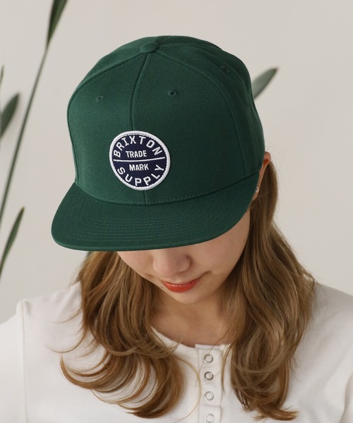 BRIXTON（ブリクストン）の「BRIXTON/ブリクストン OATH III SNAPBACK キャップ フラット（キャップ・メンズ・ブラック系/オリーブ系/ブラック/グレー系/オリーブ系2/オリーブ系3/ネイビー系/ベージュ系/チャコール/グリーン/ネイビー系1/ホワイト・FREE）」の8枚目の写真