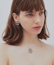 IRIS47 | IRIS47　ginger crystal necklace(ネックレス)