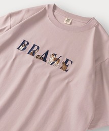 アルコール&アニマルロゴ フロント刺繍Tシャツ