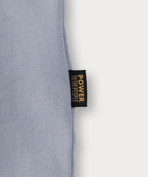 POWER TO THE PEOPLE(パワートゥーザピープル)の「アルコール&アニマルロゴ フロント刺繍Tシャツ(Tシャツ/カットソー・メンズ・ライトブルー/ブラック/オフホワイト/チャコールグレー/ホワイト/ライトパープル・M/L/XL)」の18枚目の写真