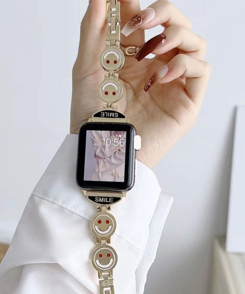 Burner（バーナー）の「【OKUOKU　0909】Apple Watch Band / アップルウォッチ バンド oku-awatch-717562598129-29（デジタル腕時計・レディース・ゴールド/ピンクゴールド/ブラック/シルバー・A/B）」の3枚目の写真