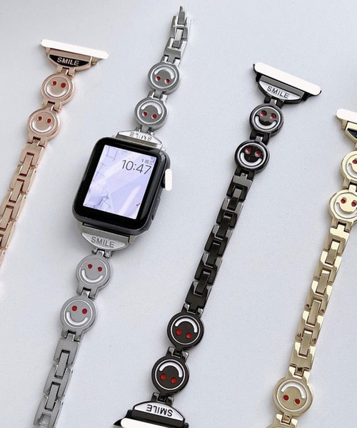 Burner（バーナー）の「【OKUOKU　0909】Apple Watch Band / アップルウォッチ バンド oku-awatch-717562598129-29（デジタル腕時計・レディース・ゴールド/ピンクゴールド/ブラック/シルバー・A/B）」の5枚目の写真