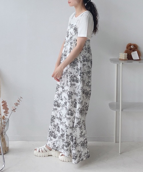 AS KNOW AS plus（アズノゥアズプラス）の「〇後リボン バッククロスキャミワンピース（ワンピース・レディース・ホワイト系/ブラック系/ブラック系1・FREE）」の20枚目の写真