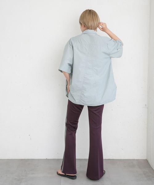 KBF（ケイビーエフ）の「フレアトラックパンツ（その他パンツ・レディース・パープル/ネイビー・ONE）」の18枚目の写真