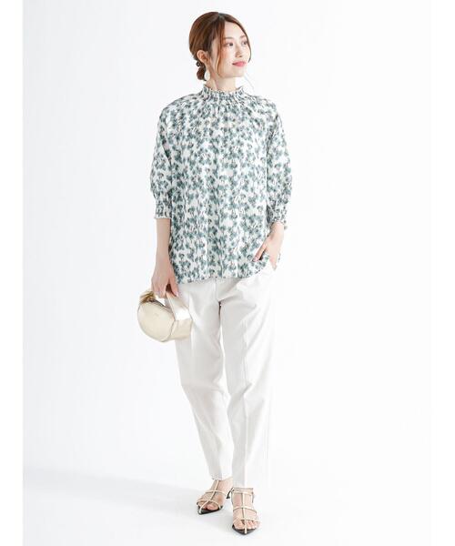 Te chichi（テチチ）の「楊柳テーパードパンツ（その他パンツ・レディース・ブラウン/オフホワイト/ブラック・M/S）」の12枚目の写真