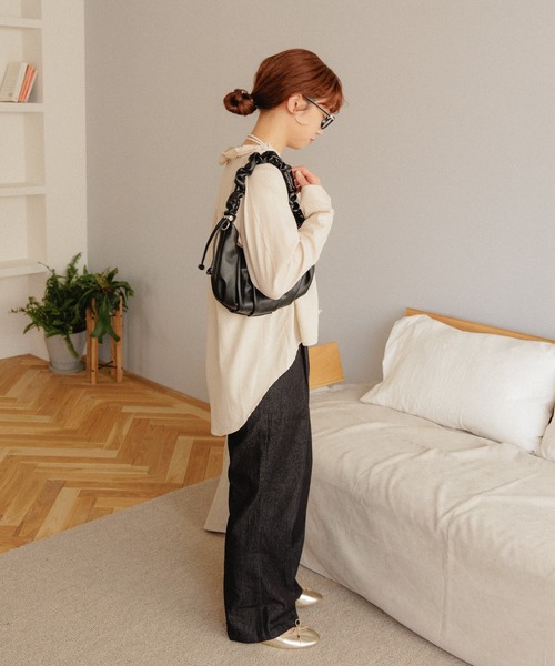 flower（フラワー）の「リトルフリルブラウス2（シャツ/ブラウス・レディース・ホワイト/ベージュ・FREE）」の18枚目の写真