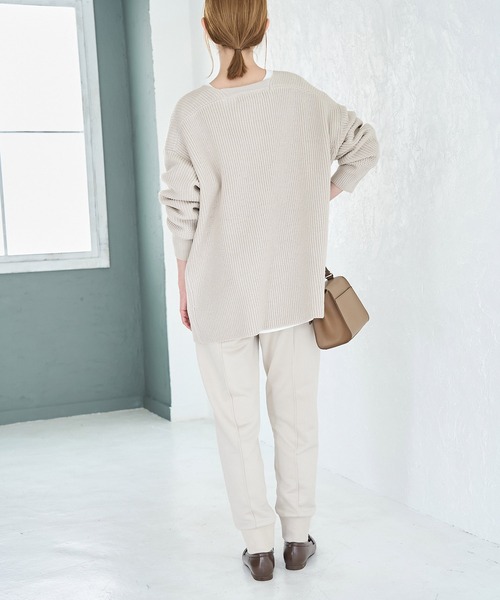 ロペピクニック ROPE&#39; PICNIC ニット カットソー 薄手 Vネック ROPE' PICNIC（ロペピクニック）の「【WEB限定】深Vネックニット