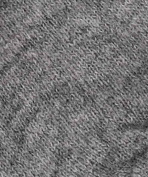 BLEU FORET（ブルーフォレ）の「◆BLEU FORET（ブルーフォレ）アルパカミックスソックス（ソックス/靴下・レディース・チャコールグレー/オフホワイト・00）」の8枚目の写真